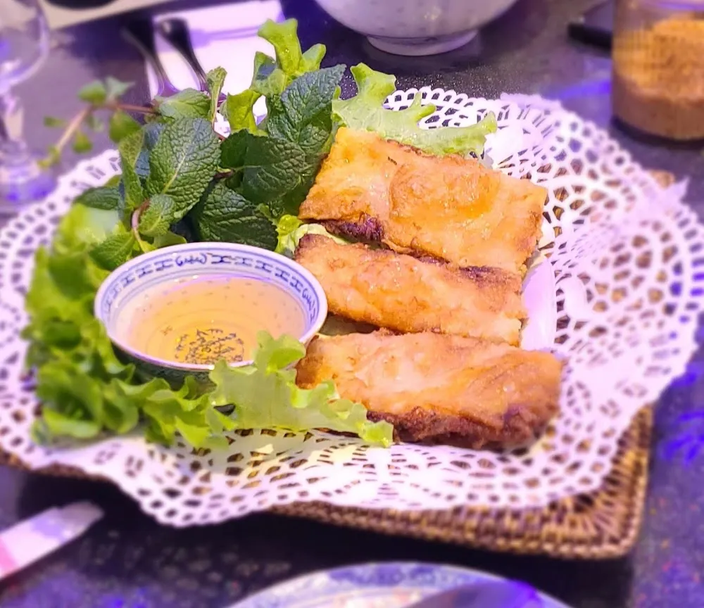 Nems Frits Poulet Ou Légumes 4 Pièces